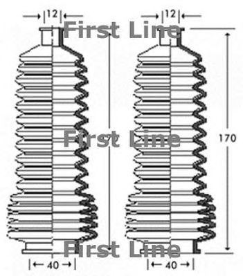 FIRST LINE fsg3250 -  Пыльник, рулевое управление